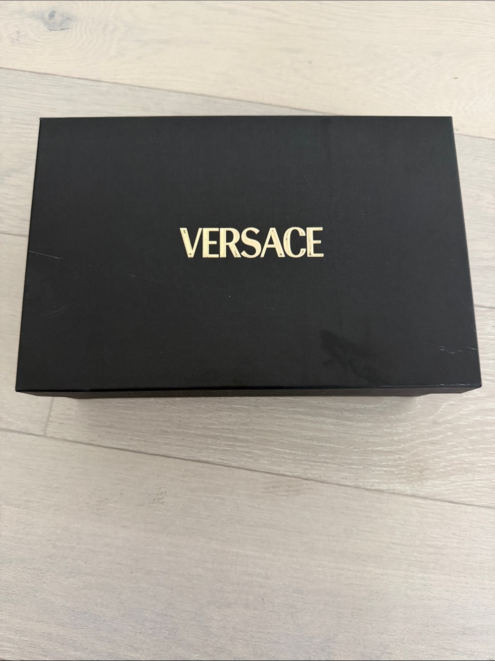 Versace Black Box with Gold Logo
EMPTY BOX ONLY — no product included